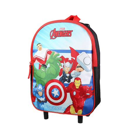 Sac à dos à roulettes maternelle marvel avengers Multicolore 2 - vertbaudet enfant 