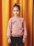 Sweat avec noeuds en relief fille blush 1 - vertbaudet enfant 