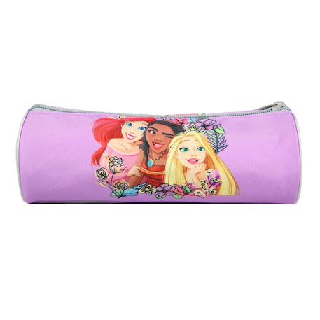Trousse scolaire ronde disney princesses Violet 4 - vertbaudet enfant 