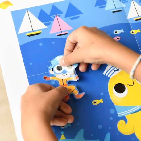 Poster xl 150 stickers a la mer Multi-coloured 3 - vertbaudet enfant 