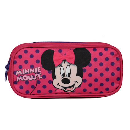 Trousse scolaire rectangulaire disney minnie Rose 1 - vertbaudet enfant 