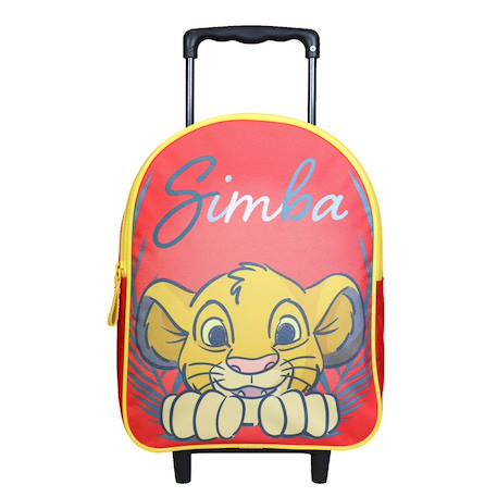 Sac à dos à roulettes maternelle disney le roi lion simba Rouge 1 - vertbaudet enfant 