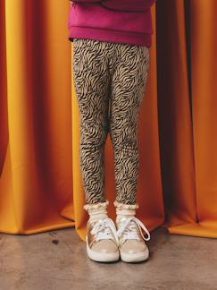 -Legging fille doublé maille polaire