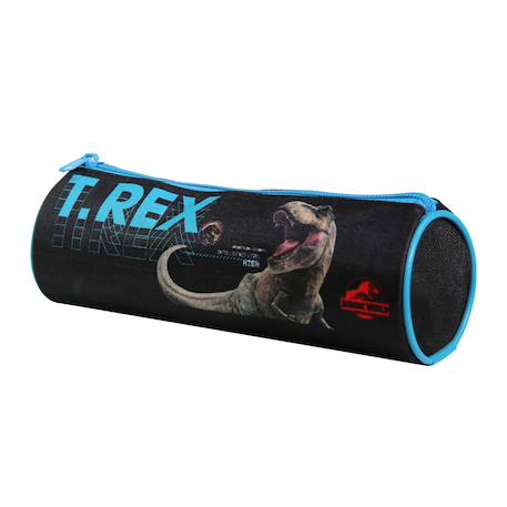 Trousse scolaire ronde jurassic world  t-rex Noir 2 - vertbaudet enfant 