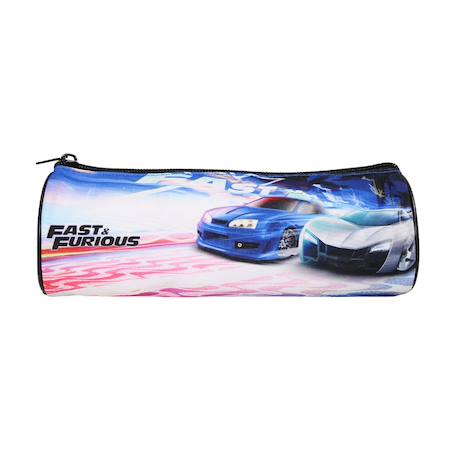 Trousse scolaire ronde fast and furious Noir 1 - vertbaudet enfant 