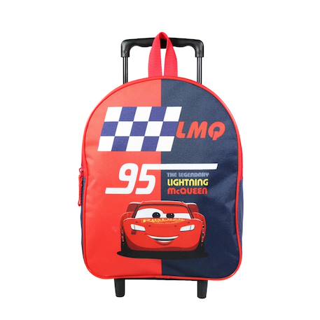 Sac à dos à roulettes maternelle disney cars Rouge 1 - vertbaudet enfant 