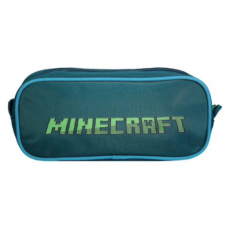 Trousse scolaire rectangulaire minecraft jeu vidéo verte Vert 4 - vertbaudet enfant 