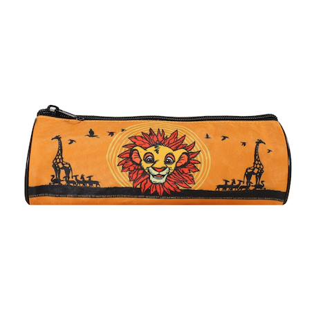 Trousse scolaire ronde le roi lion Orange 1 - vertbaudet enfant 