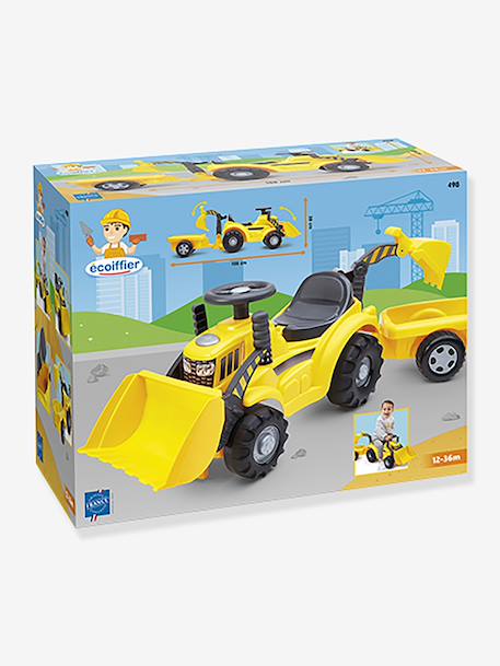 Porteur Tracto pelle avec remorque multicolore 1 - vertbaudet enfant 