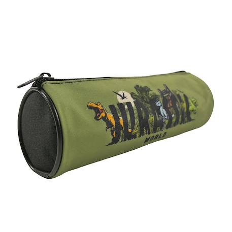 Trousse scolaire ronde jurassic world Vert 2 - vertbaudet enfant 