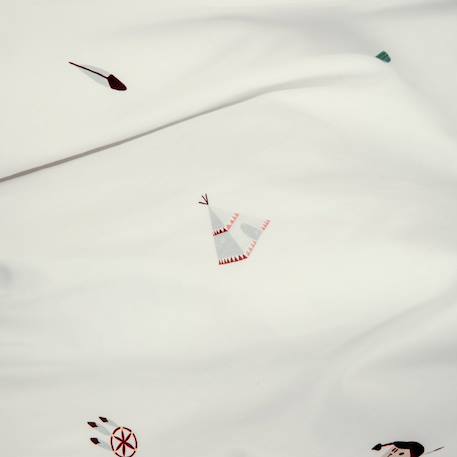 Housse de couette coton bio 1 personne petite plume Petite plume 5 - vertbaudet enfant 