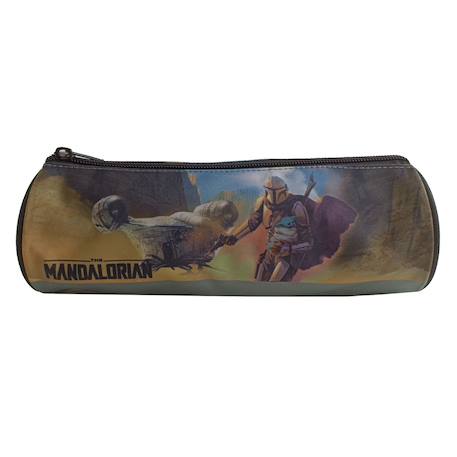 Trousse scolaire ronde star wars / the mandalorian Gris 1 - vertbaudet enfant 