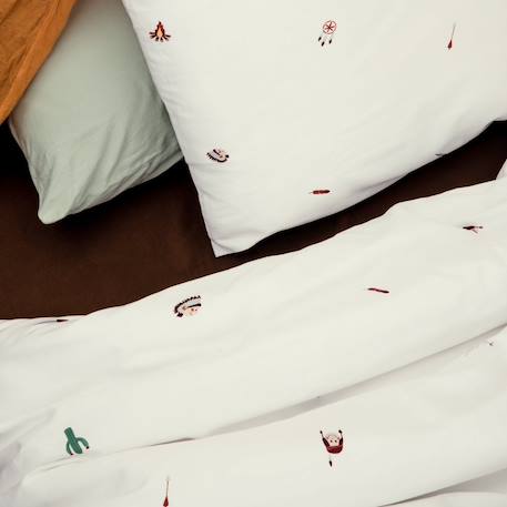 Housse de couette coton bio 1 personne petite plume Petite plume 3 - vertbaudet enfant 