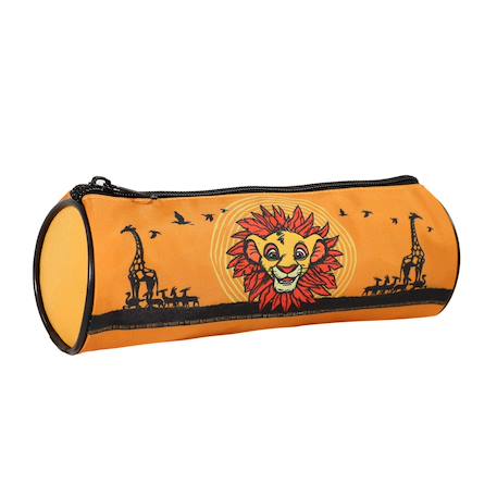 Trousse scolaire ronde le roi lion Orange 2 - vertbaudet enfant 