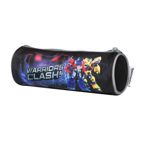 Trousse scolaire ronde transformers Noir 2 - vertbaudet enfant 