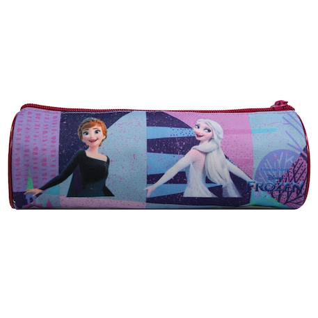 Trousse scolaire ronde la reine des neiges / frozen Violet 4 - vertbaudet enfant 