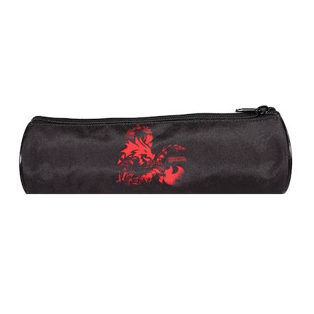 Trousse scolaire ronde donjons & dragons Noir 4 - vertbaudet enfant 