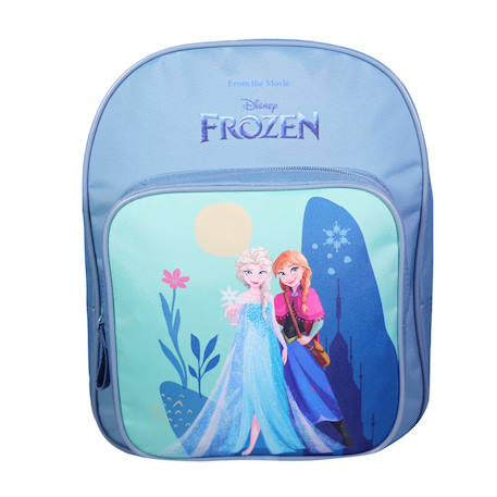 Sac à dos avec poche maternelle la reine des neiges / frozen Bleu 1 - vertbaudet enfant 
