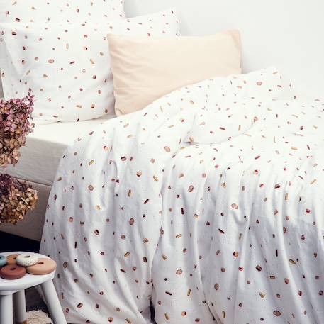 Housse de couette coton bio 1 personne gourmandises Gourmandises 1 - vertbaudet enfant 