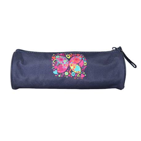 Trousse scolaire ronde phileas papillon Bleu 4 - vertbaudet enfant 