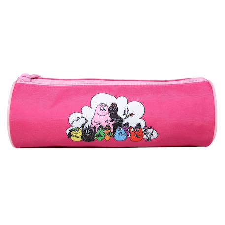Trousse scolaire ronde barbapapa Rose 1 - vertbaudet enfant 