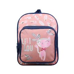 -Sac à dos  avec poche lili lou chat