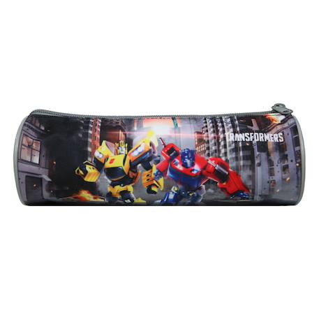 Trousse scolaire ronde transformers Noir 4 - vertbaudet enfant 
