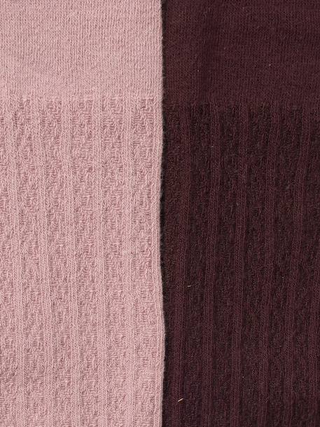 Lot de 2 paires de collants torsadés fille Assortis 2 - vertbaudet enfant 
