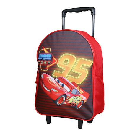 Sac à dos à roulettes maternelle disney cars Rouge 2 - vertbaudet enfant 