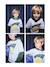Sweat garçon sport doubles manches motif ballon en relief blanc chiné+vert sapin 5 - vertbaudet enfant 