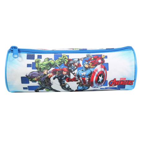 Trousse scolaire ronde marvel avengers Bleu 1 - vertbaudet enfant 