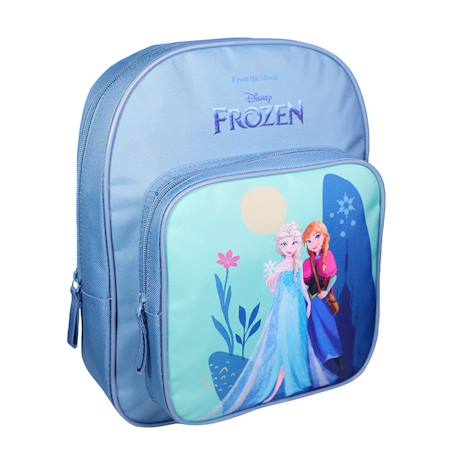 Sac à dos avec poche maternelle la reine des neiges / frozen Bleu 2 - vertbaudet enfant 