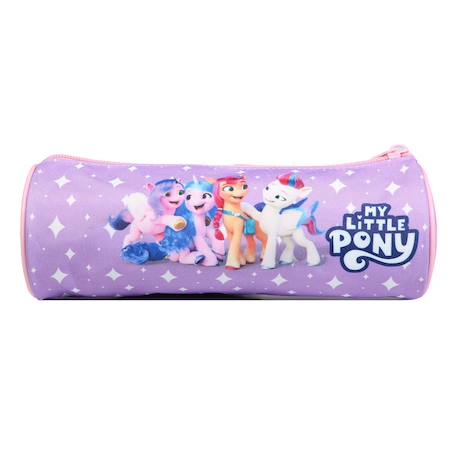 Trousse scolaire ronde my little pony Violet 4 - vertbaudet enfant 