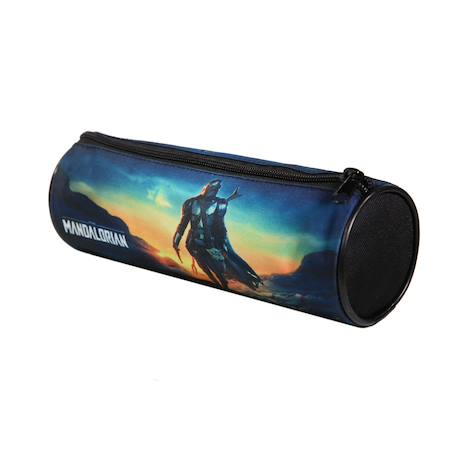 Trousse scolaire ronde star wars / the mandalorian Noir 2 - vertbaudet enfant 