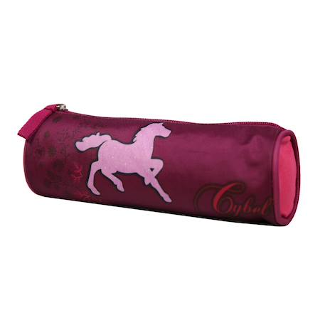 Trousse scolaire ronde cybel Violet 2 - vertbaudet enfant 