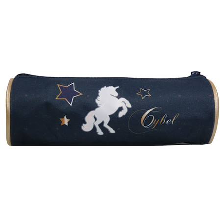 Trousse scolaire ronde cybel Bleu 4 - vertbaudet enfant 