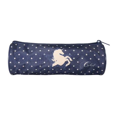 Trousse scolaire ronde cybel Bleu 4 - vertbaudet enfant 