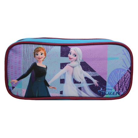 Trousse scolaire rectangulaire disney la reine des neiges / frozen Multicolore 1 - vertbaudet enfant 