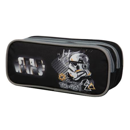 Trousse scolaire rectangulaire disney star wars Noir 2 - vertbaudet enfant 