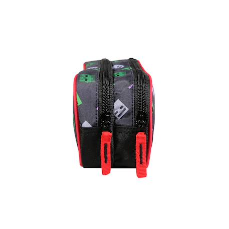 Trousse scolaire rectangulaire minecraft Noir 3 - vertbaudet enfant 