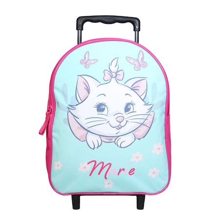 Sac à dos à roulettes maternelle disney marie les aristochats Vert 1 - vertbaudet enfant 