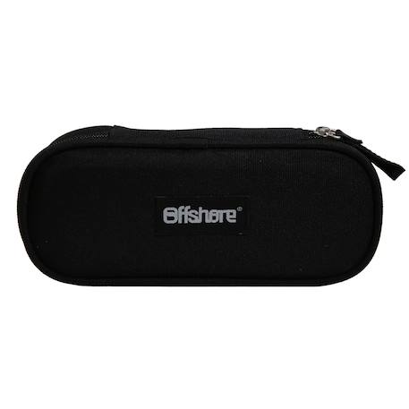 Trousse scolaire ovale plumier offshore Noir 1 - vertbaudet enfant 