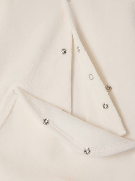 Lot de 2 pyjamas naissance garçon en velours personnalisable écru 6 - vertbaudet enfant 