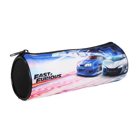 Trousse scolaire ronde fast and furious Noir 2 - vertbaudet enfant 