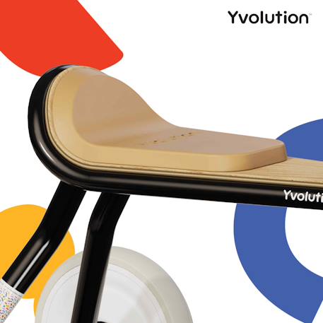 Tricycle vintage ergonomique classic trike Bleu+Noir+Rouge 7 - vertbaudet enfant 