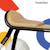 Tricycle vintage ergonomique classic trike Bleu+Noir+Rouge 7 - vertbaudet enfant 