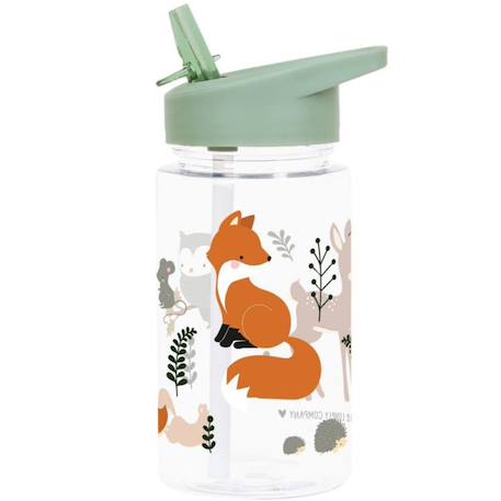 Gourde enfant ergonomique 450 ml Beige+Bleu+Gris+Jaune+Kaki+Noir+Rose+Vert de gris 40 - vertbaudet enfant 