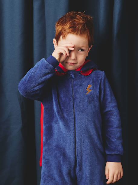 Surpyjama super héros : cape + masque détachable bleu roi 8 - vertbaudet enfant 