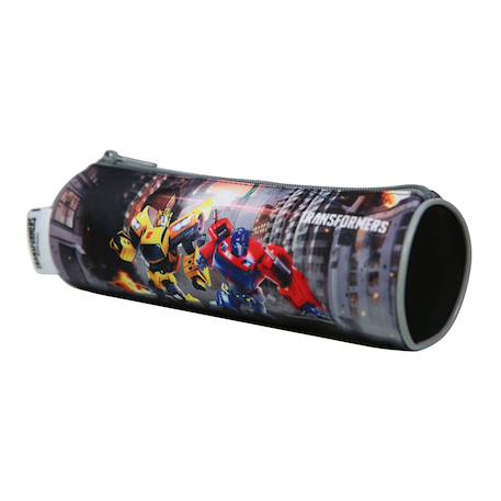 Trousse scolaire ronde transformers Noir 2 - vertbaudet enfant 