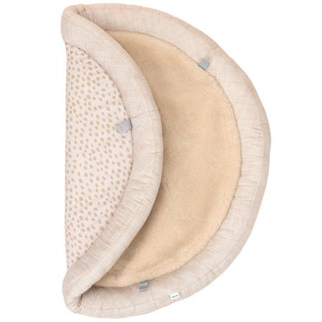 Tapis d'éveil en laine d'agneau every season Beige, vert, orange 2 - vertbaudet enfant 